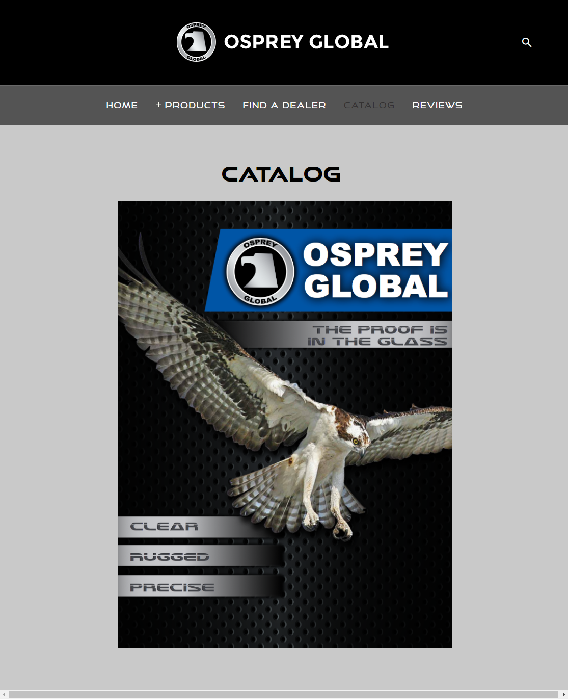 Ospray riflescope catalog